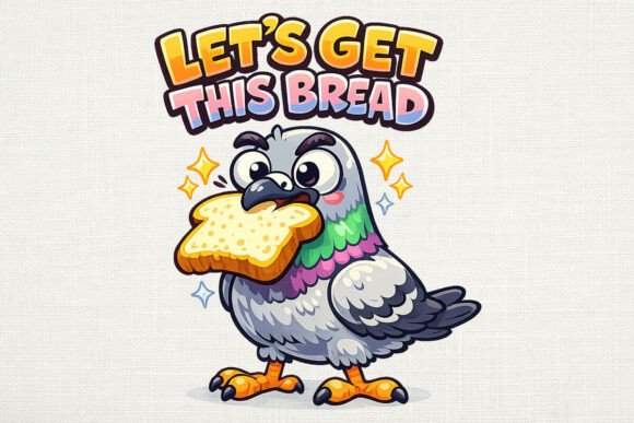 Integrating the Lets Get This Bread Funny Pigeon PNG into Your Creative Workflow