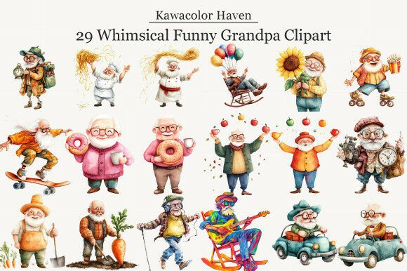 Whimsical Funny Grandpa Clipart: A Practical Guide to Using High-Quality Digital Assets